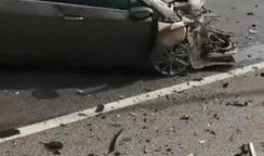 湖南车祸目击者爆料视频,惊险瞬间，现场画面令人触目惊心